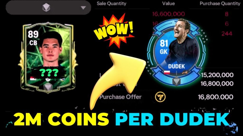 2 Million Coins Per Dudek