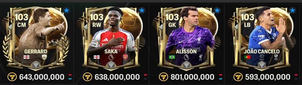 BALLON D’OR WEEK 1 CRASH INVESTMENT