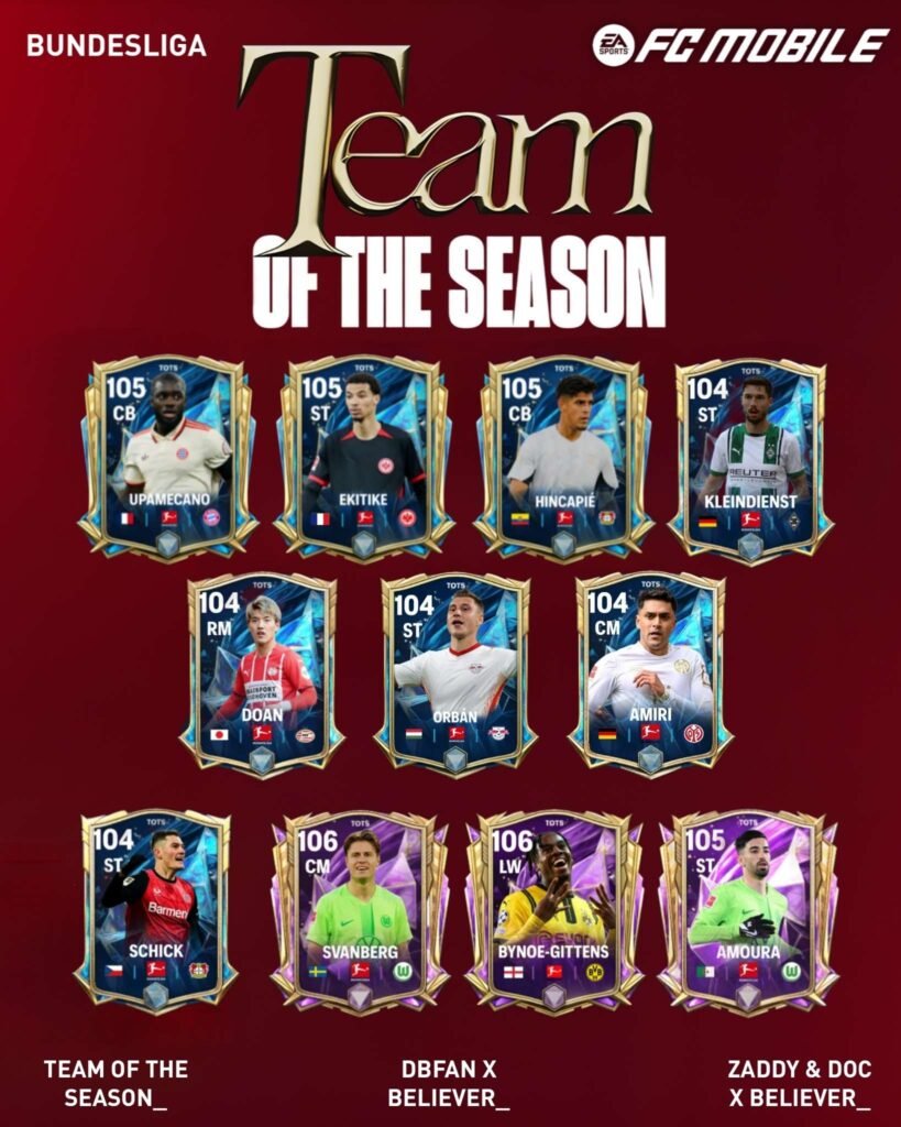Bundesliga tots