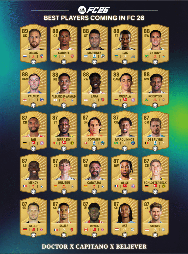 fc 26 top 50