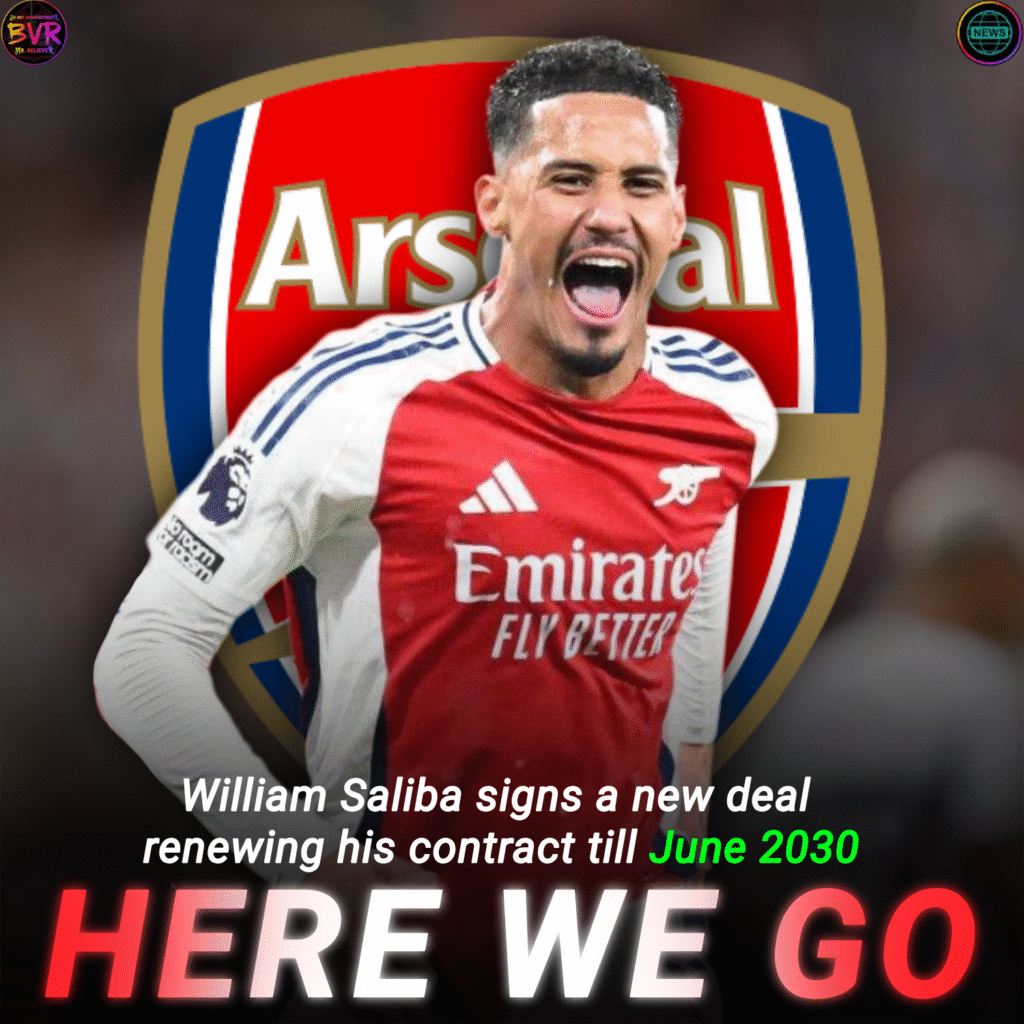 william saliba signs new deal contract arsenal