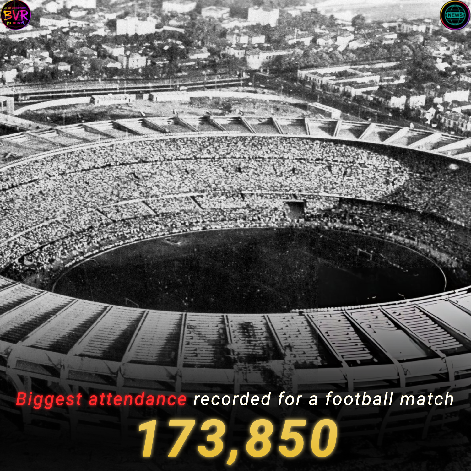 biggest attendance recorded in football history el classico record