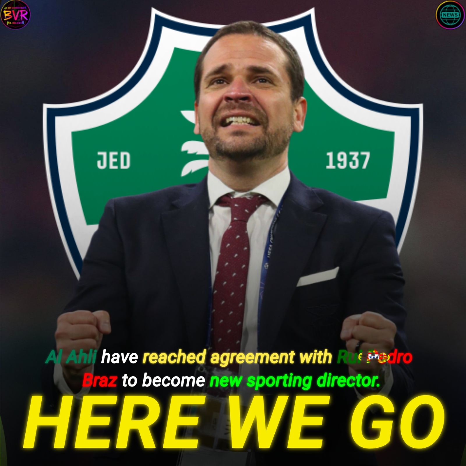 al ahli appints new sporting director appoint rui pedro braz