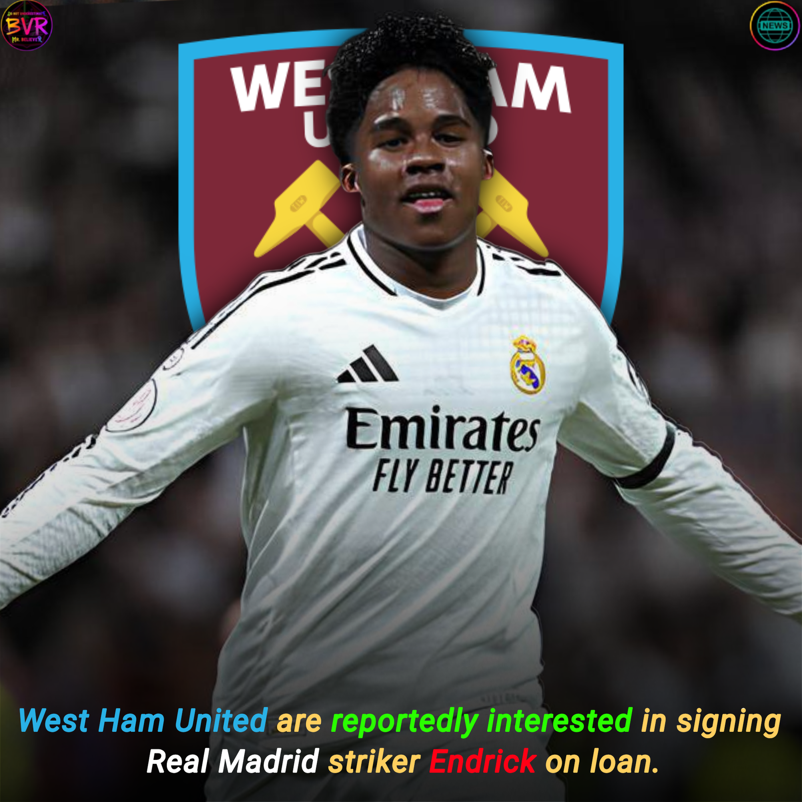 endrick loan move west ham