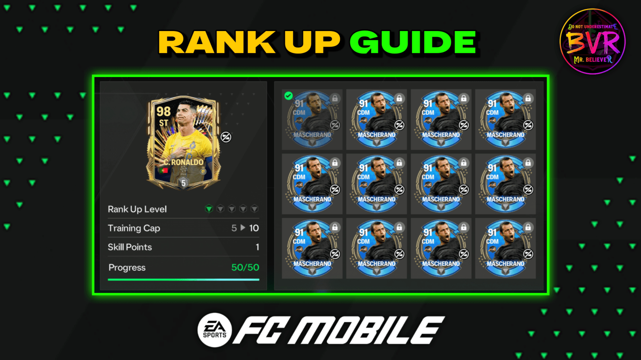 Rank Up System in FC Mobile