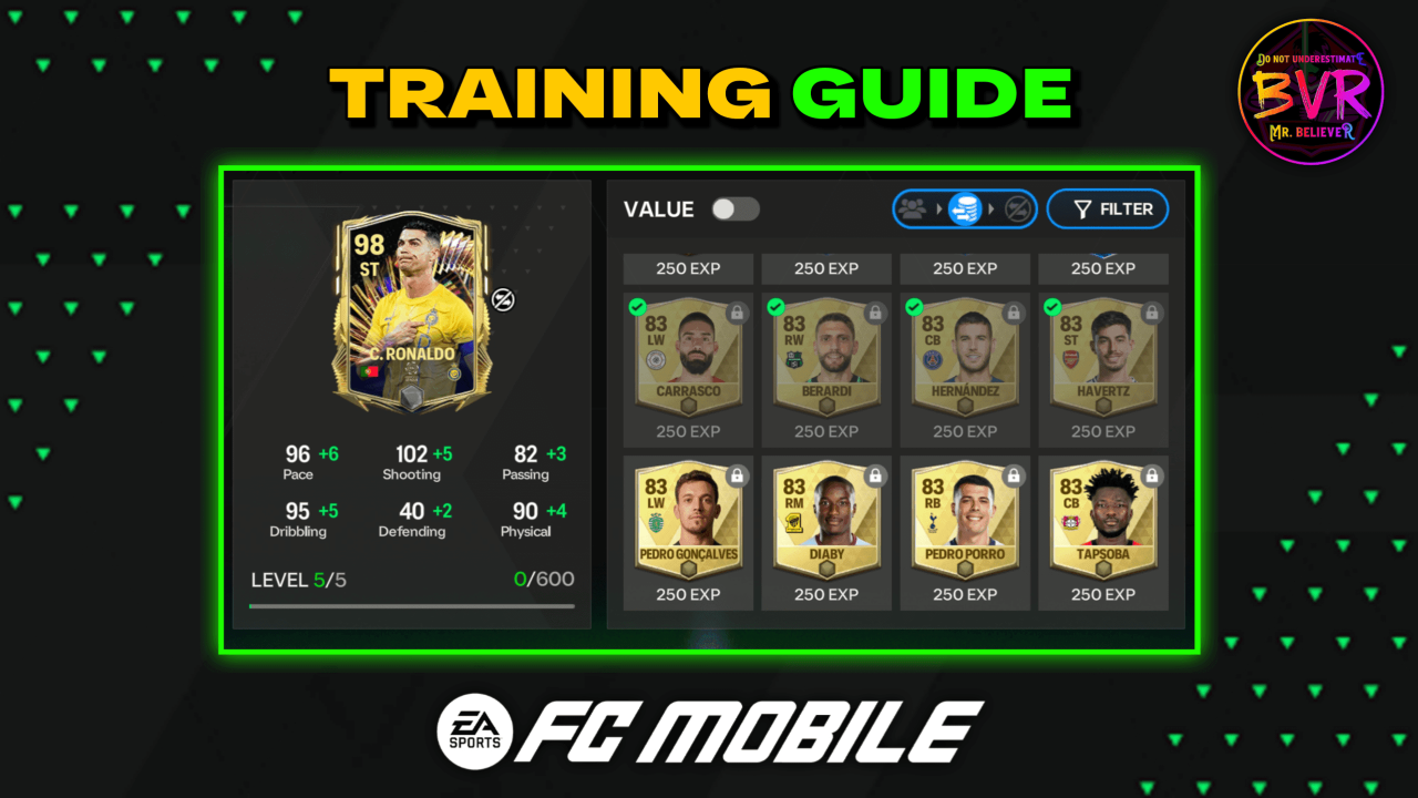 Training System in FC Mobile